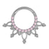 Titanium Jakarta Hinged Clicker Ring
