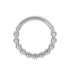 Titanium Yuki Hinged Clicker Ring