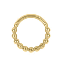 Titanium Yuki Hinged Clicker Ring