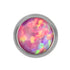 Titanium Threadless (Bend fit) Infinity Bezel Set Opal Disk Top