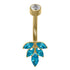 Titanium Internal Thread Ria Belly Bar