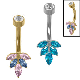 Belly Bar - Titanium Internally Threaded Ria