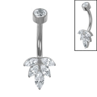 Belly Bar - Titanium Internally Threaded Ria