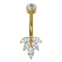 Titanium Internal Thread Ria Belly Bar