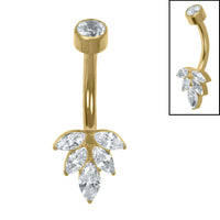 Belly Bar - Titanium Internally Threaded Ria