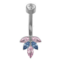 Titanium Internal Thread Ria Belly Bar