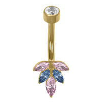 Titanium Internal Thread Ria Belly Bar