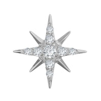 Titanium Internally Threaded Labrets 1.2mm - Jewelled Stjarna