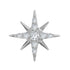 Titanium Internally Threaded Labrets 1.2mm - Jewelled Stjarna