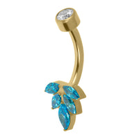 Titanium Internal Thread Ria Belly Bar