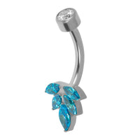 Titanium Internal Thread Ria Belly Bar