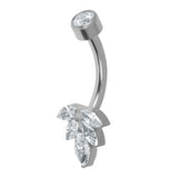 Titanium Internal Thread Ria Belly Bar