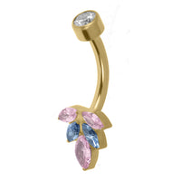 Titanium Internal Thread Ria Belly Bar