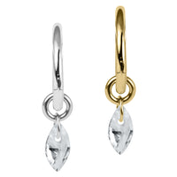 Titanium Floating Marquise Gem Charm