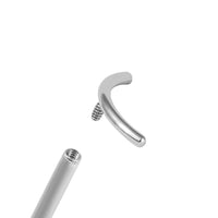 Titanium Internal Smile Curved Bar Top