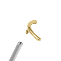 Titanium Internal Smile Curved Bar Top