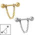 Titanium Single Chain Nipple Bar
