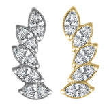 Titanium Internal Claw Set 5 Jewel Climbing Marquise Fan Top
