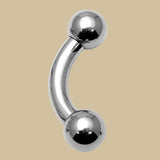 Titanium Curved Bars 2mm to 4mm Gauge (Prince Albert Bars)