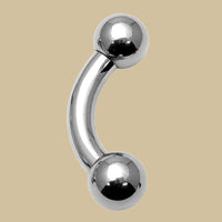 Titanium Curved Bars 2mm to 4mm Gauge (Prince Albert Bars)