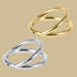 Titanium Double Band Hinged Clicker Ring
