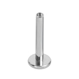 Titanium Internal Thread Labret Post 1.0mm - 3mm Base Threaded for 1.2mm Heads