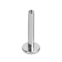 Titanium Internal Thread Labret Post 1.2mm - 3mm Base Plate