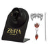 Titanium Internal Thread Labrets 1.2mm - Vampire Fangs VS Jewelled Solitaire with Marquise Drop Halloween Chain Pack