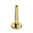 Gold Titanium Internal Thread Labret Post 1.2mm