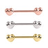 Steel Hearts Nipple Bar