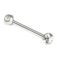 Steel Multi-Gem Nipple Bars