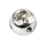 Steel Side-threaded Jewelled Balls 1.6x5mm