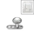 Sterile Titanium Dermal Anchor with Jewelled Disk Top