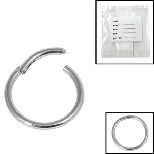 Sterile Titanium Hinged Segment Ring (Clicker)