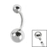 Titanium Internally Threaded Belly Bar 1.6mm