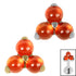 Titanium Claw Carnelian Trinity stone top for Internal Thread shafts in 1.2mm