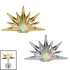Titanium Claw Set Opal Radiant Sunset for Internal Thread shafts in 1.2mm