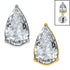 Titanium Claw Set Teardrop Jewel for Internal Thread shafts in 1.2mm