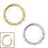 Titanium Entwined Hinge Ring
