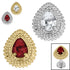Titanium Internal Jewelled Kashvi Asia Teardrop