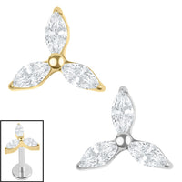 Titanium Internal Jewelled Windmill Top