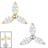 Titanium Internal Jewelled Windmill Top