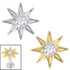 Titanium Internal Jewelled Wish Upon A Star