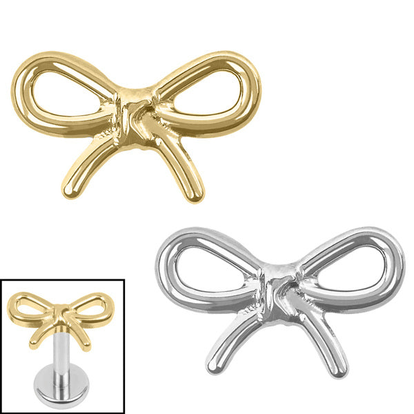 Titanium Internal Ribbon Bow Top – TDi Body Jewellery