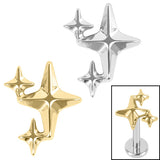 Titanium Internal Three Kings Star Top