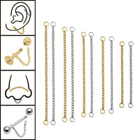Titanium Piercing Connector Chains