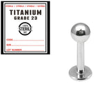 Sterile Titanium Labrets