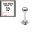 Sterile Titanium Labrets