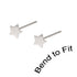Silver Studs - Mixed Silver Star Nose Studs