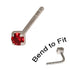 Crystal Nose Stud (Bend to fit) (ST11 ST12 ST13)
